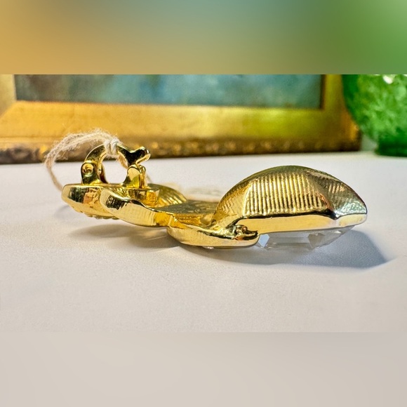 VTG ‘Jewels by Park Lane’ Rhinestone Crystal Gold-Tone Pendant Necklace - Picture 8 of 16